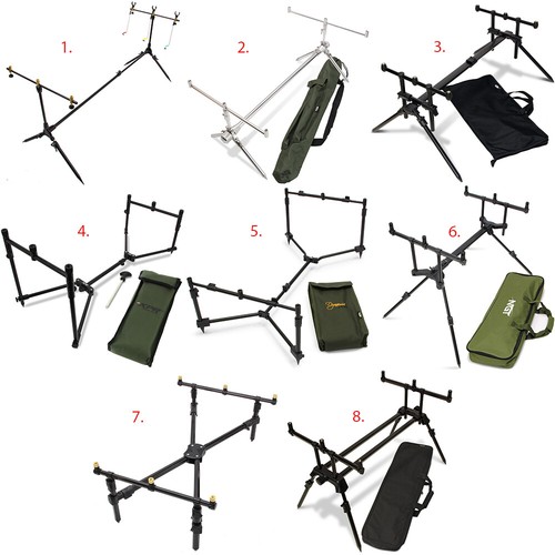 Fishing rod pod - rod, stands